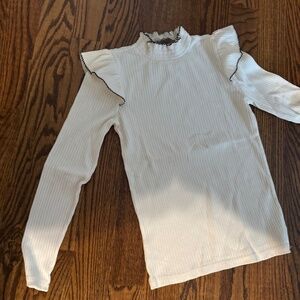 Loft long sleeve white sweater.